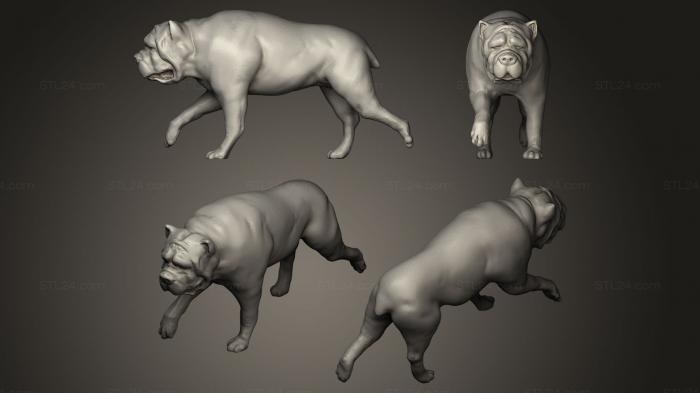 Статуэтки животных (Азул, STKJ_0136) 3D модель для ЧПУ станка